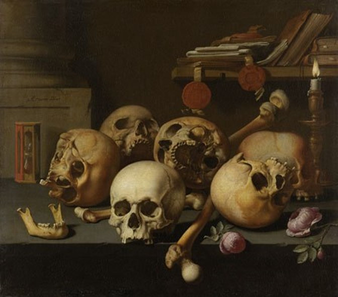 Figur 1 Vanitas-stilleben av Aelbert Jansz. van der Schoor (1603&ndash;72) fra ca. 1660&ndash;65 er et mesterverk fra gullalderen i&hellip;