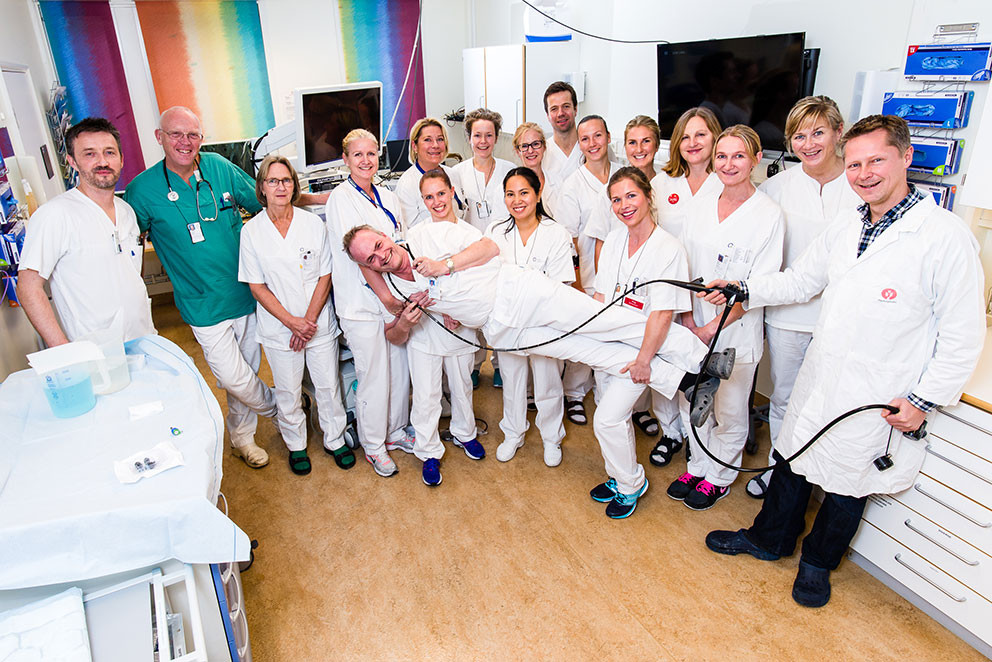 BRA LAG: &ndash; Teamet p&aring; Gastrolab har b&aring;ret meg frem de siste 27 &aring;rene, sier Aabakken. Foto: Privat