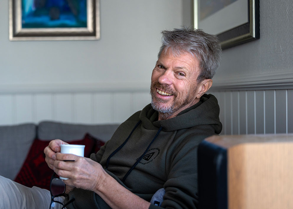 ET STORT SMIL: Til sommeren gifter Per Kristian seg p&aring; nytt. Foto: Kjartan Bjelland