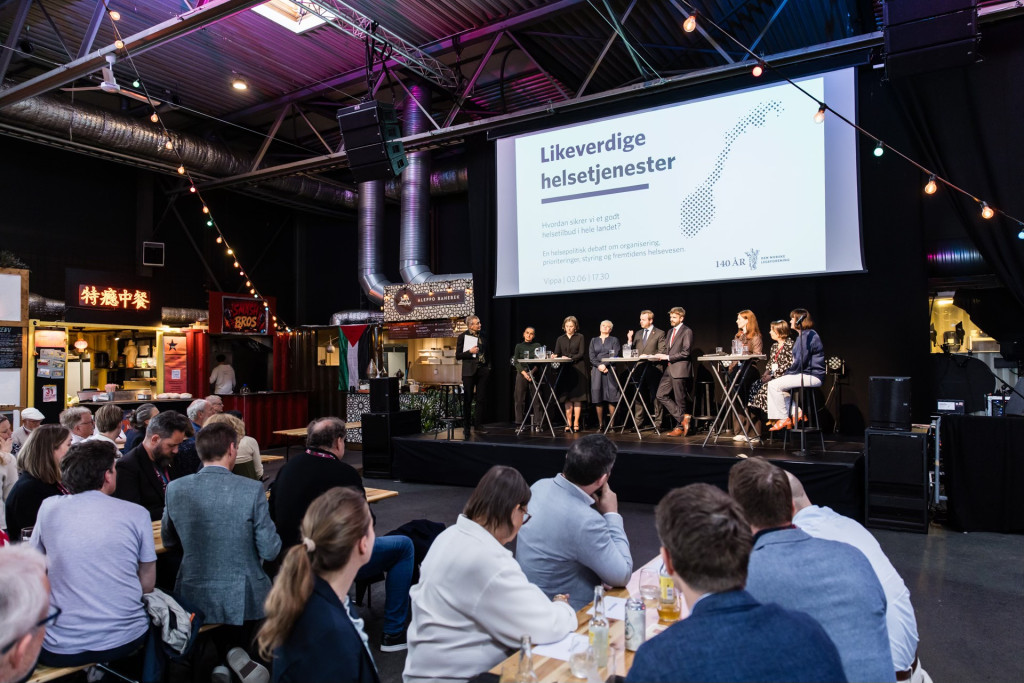 DEBATT: Landsstyrem&oslash;tets f&oslash;rste dag ble avsluttet p&aring; Vippa i Oslo. Der m&oslash;tte helseminister Jan Christian Vestre (Ap), Seher&hellip;